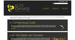Desktop Screenshot of eliteownage.com