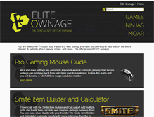 Tablet Screenshot of eliteownage.com